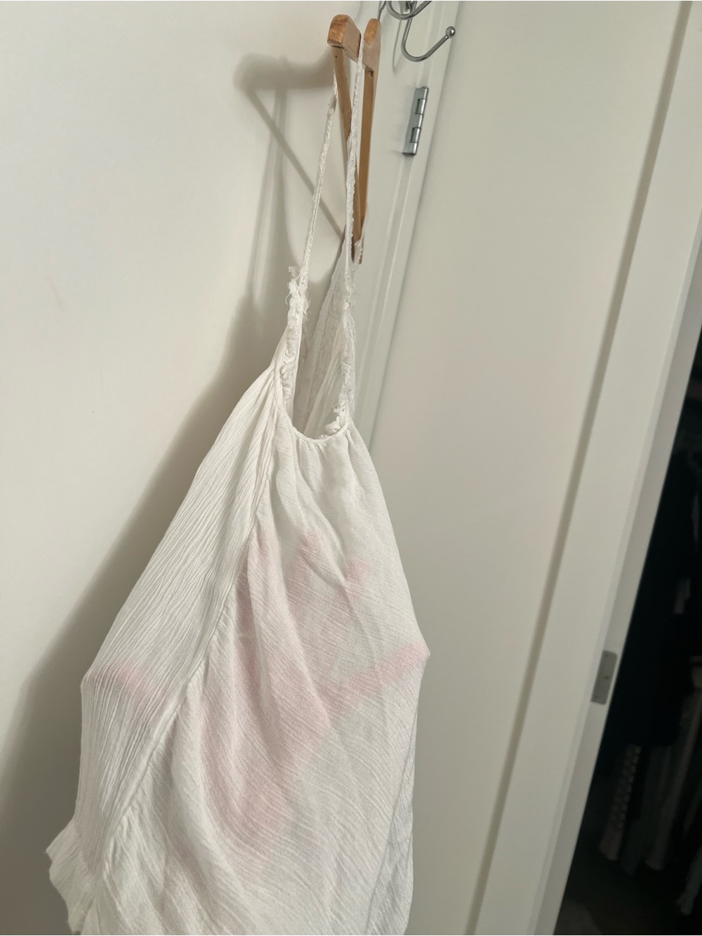 Free People Wonderland Apron Top – White, Size Medium - Picture 6 of 13